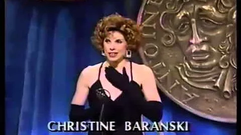 Christine Baranski wins 1989 Tony Award for Best F...
