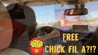 How we got FREE Chick-Fil-a!! 💛💛