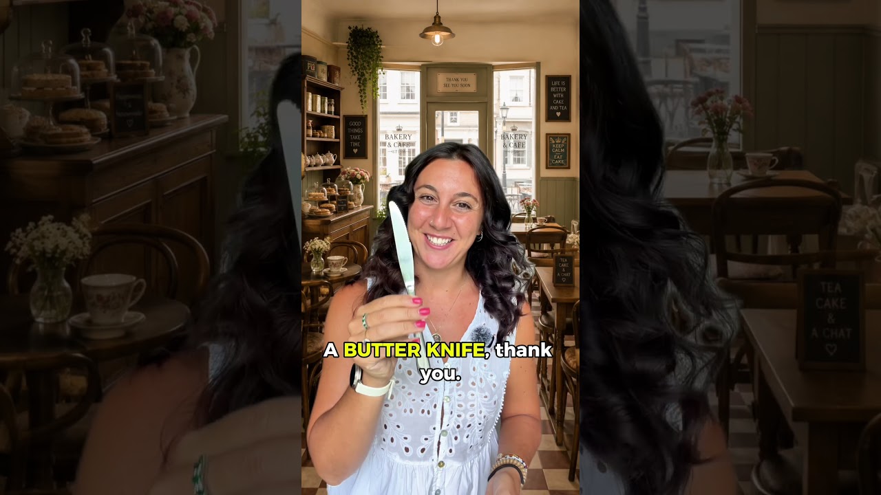 Laura visits a tea room in the UK.