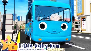 Canciones Infantiles | El Autobús Azul y el Perrito | Dibujos Animados | Little Baby Bum