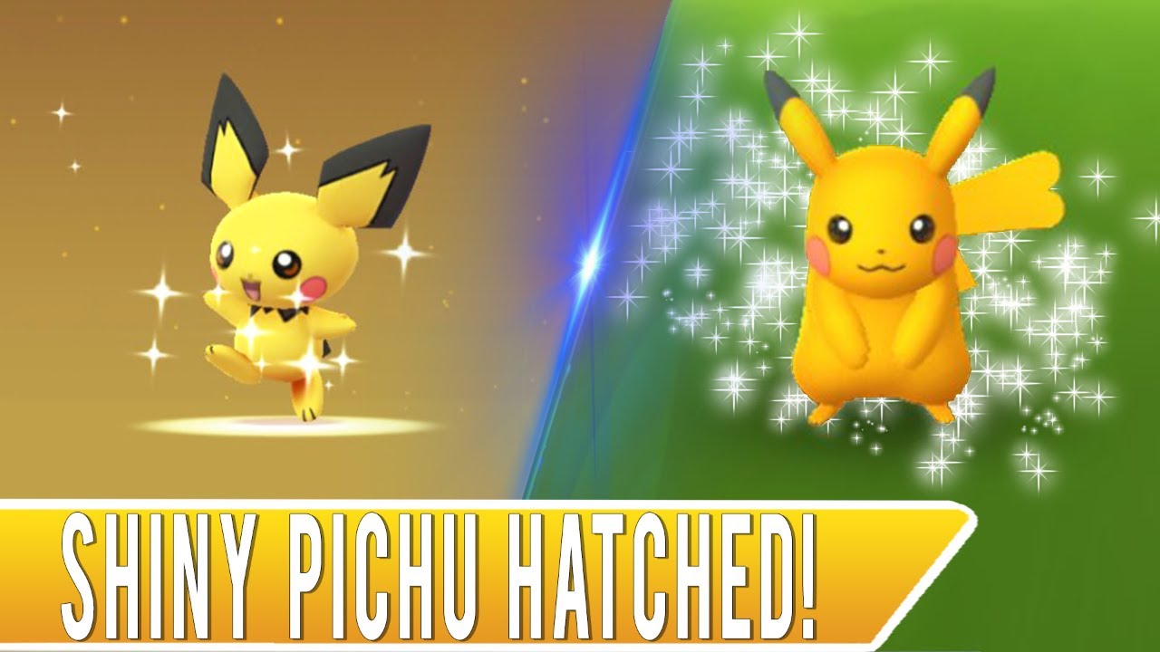 Pokémon GO Hub - Party Pichu can be hatched (shiny sprite is also