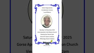 Lucy Williams #obituariessvg