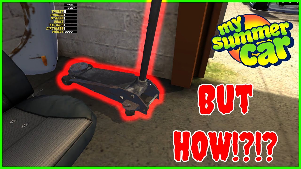 Me Vs. Floor Jack My Summer Car 2 YouTube