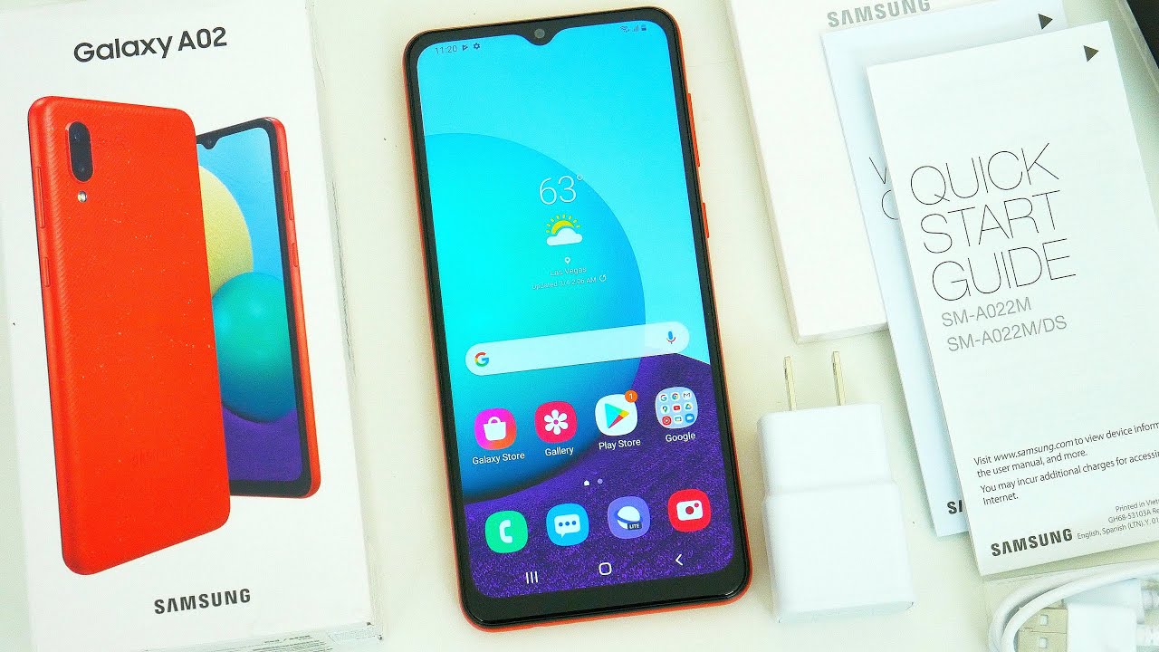 Samsung Galaxy A02 Unboxing, Hands On  First Impressions! (New Cheapest  Phone) YouTube