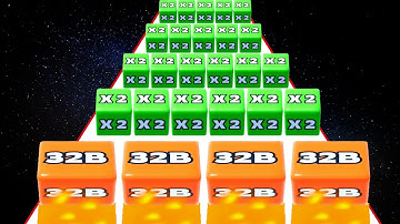 Jelly Run 2048 vs Number Run Game: Merge Number - ASMR Video (Math Games)