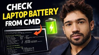 How to Check Laptop Battery Health Using CMD in Windows | Simple Battery Report Tutorial