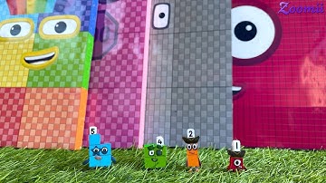 Looking for Numberblocks Puzzle Tetris NEW 700-1000 Space ASMR - Numberblocks Satisfying Video #97