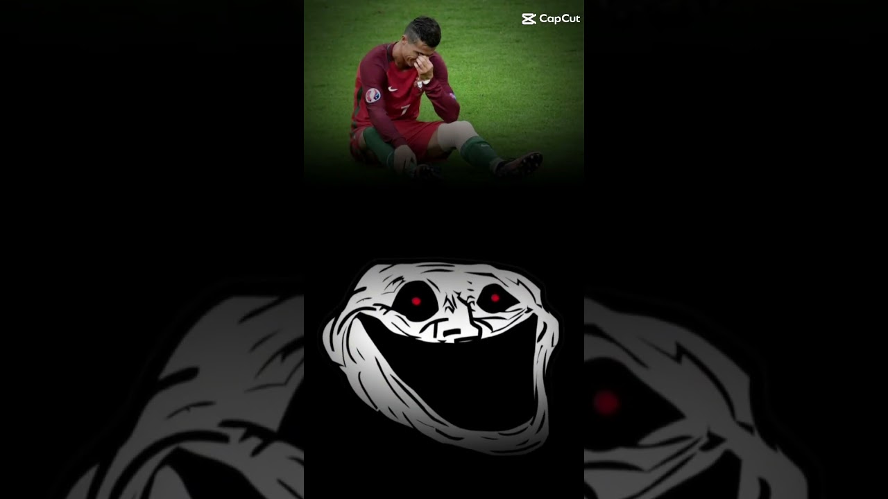 stop crying ronaldo your the goat everytime