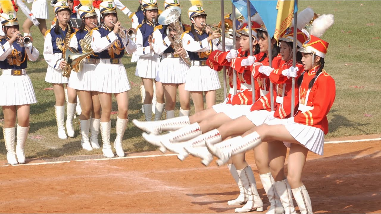 雄女儀隊KGHG 高雄女中 99周年校慶 樂儀旗聯合表演 | Honor guard 樂儀旗隊 高中女生 | セレモニーチーム 군대 Militärkorps | 231111 FANCAM TZWG