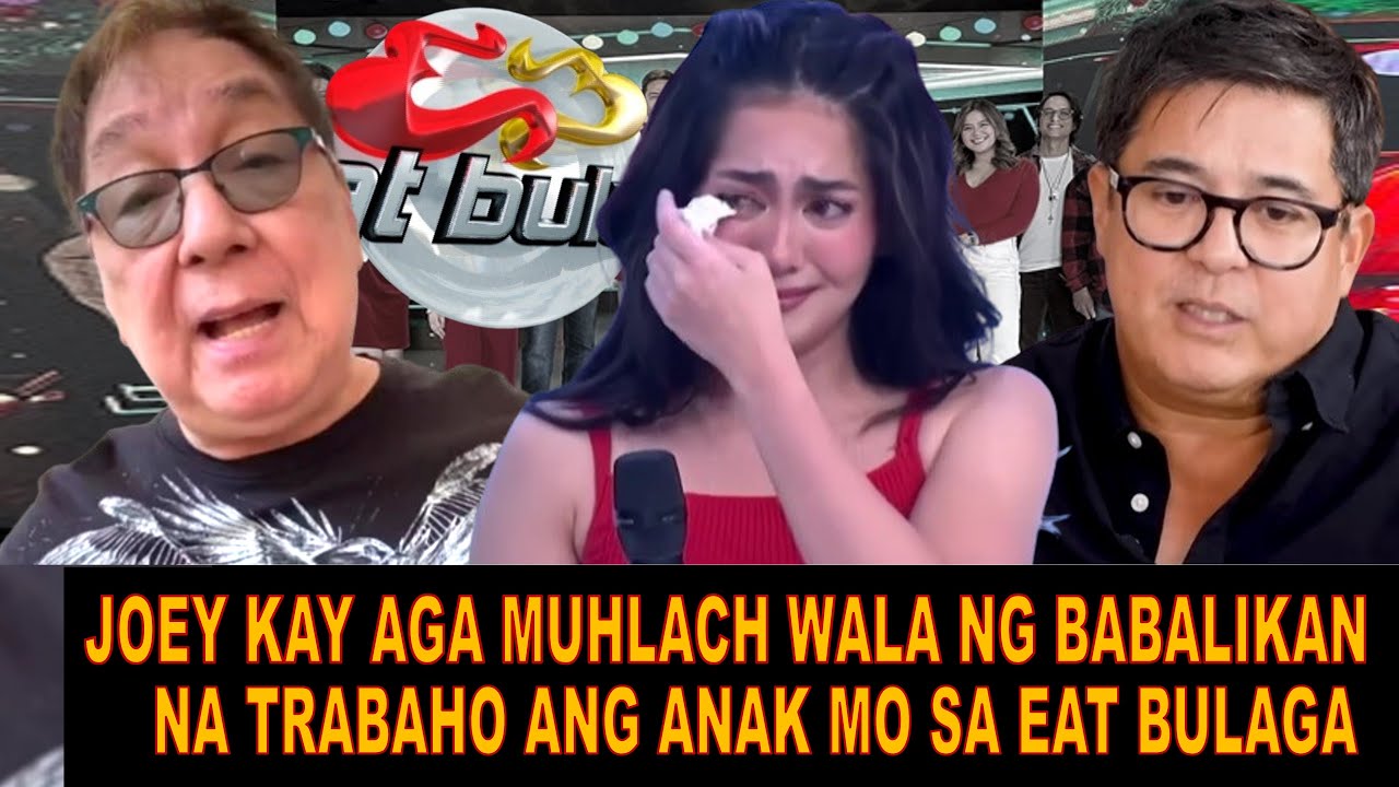 JOEY DE LEON PINARANGKA SI AGA MUHLACH TUNGKOL SA ISSUE NG PAGKAWALA NI ATASHA  SA EAT BULAGA - YouTube