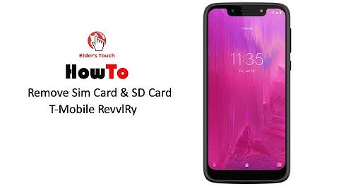 #HowTo - Remove SIM/SD on T-Mobile RevvlRy