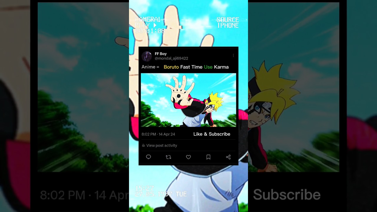 KASHIN KOJI WAS😲 SHOCKED TO SEE BORUTO USE KARMA FOR THE FIRST TIME