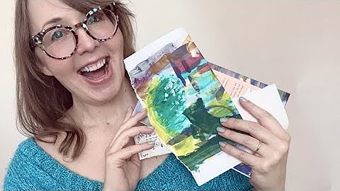 Art Journal Page, How To Create Easy Abstract Backgrounds