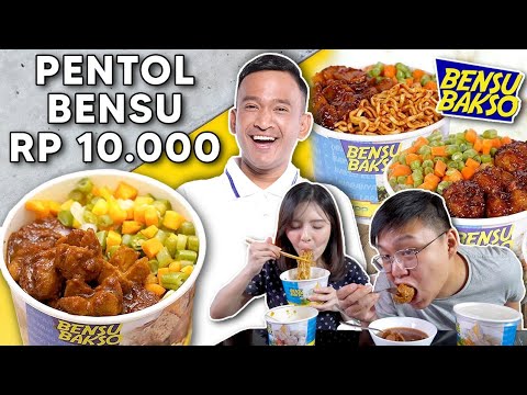 RUBEN ONSU JUALAN  PENTOL CUMA RP 10 000 MENU  PSBB BENSU 