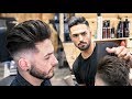 Big volume pompadour  mens hair inspiration 2018