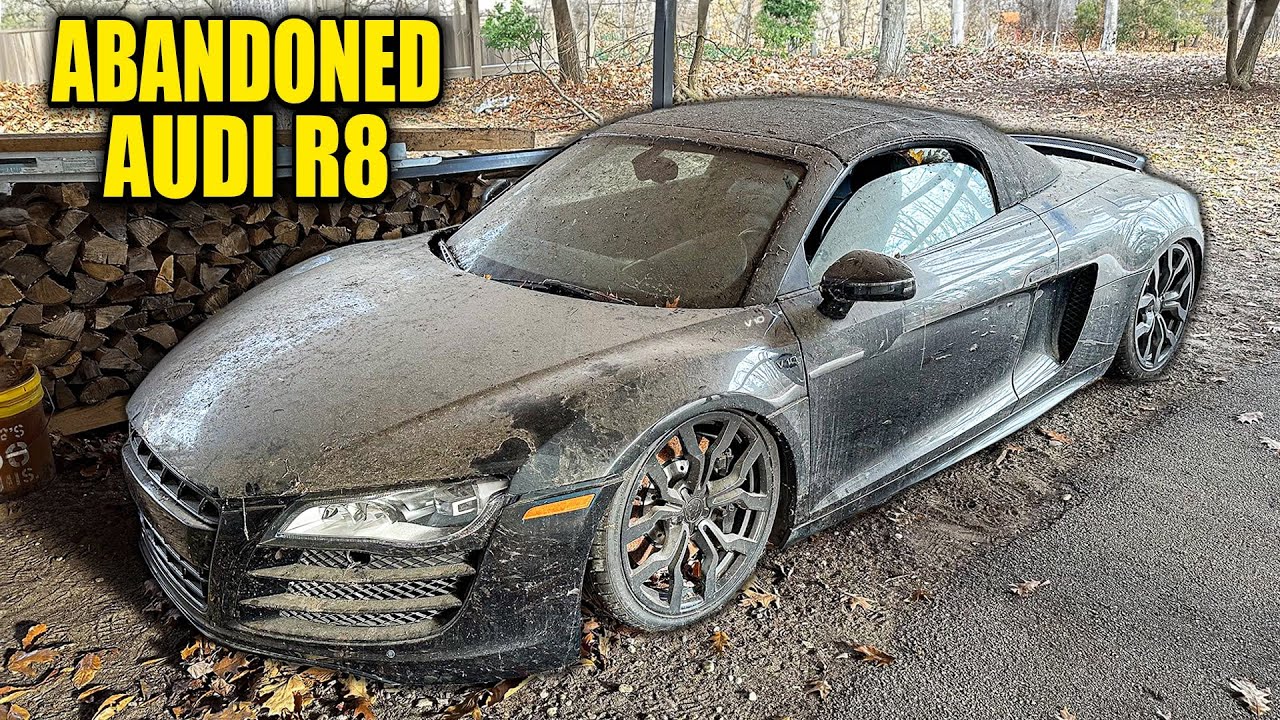 ⁣Abandoned Supercar: Audi R8 | First Wash in Years! | Car Detailing Restoration