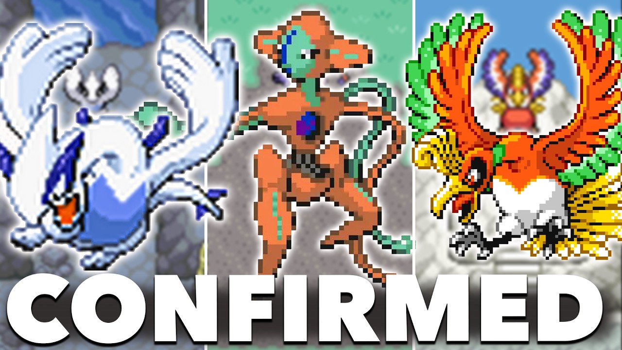 DEOXYS, LUGIA & HO OH Events CONFIRMED in Pokemon Fire Red & Leaf Green