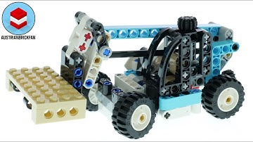 LEGO Technic 42133 Telehandler - LEGO Speed Build Review
