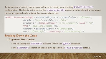Creating Priority Queues in Spring Boot with RabbitListener