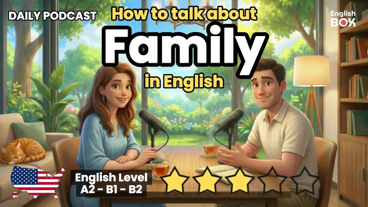 How to Talk About Your FAMILY in English Simple Speaking Practice