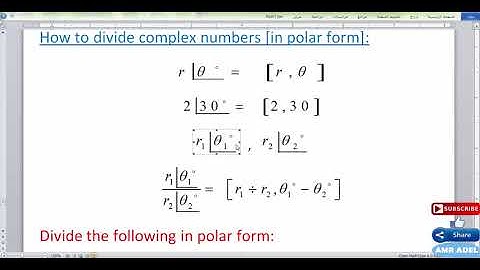 complex numbers  |  in English lesson 8