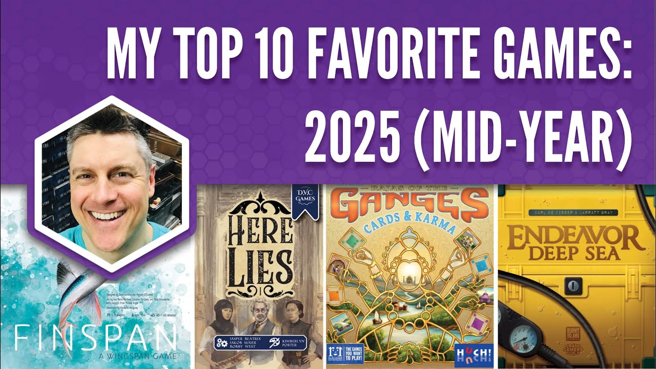 My Top 10 Favorite Games: 2025 (Mid Year) - YouTube