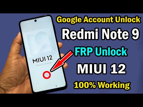 Redmi Note 9 FRP Bypass/Redmi Note 9 Google Account Unlock/FRP Unlock Note 9 MIUI 12 Without PC |