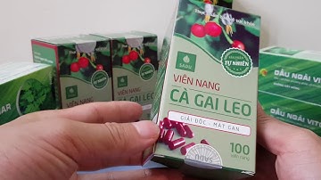 Review Viên Nang Cà Gai Leo, sản phẩm SADU, hỗ trợ tăng cường chức năng gan, xơ gan, men gan!
