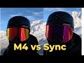 Comparing anon m4 and anon sync ski goggles which is better
