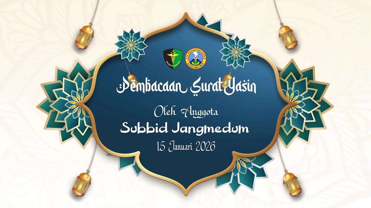 Pembacaan Surat Yasin, tanggal 15 Januari 2026 || RS Bhayangkara Kediri