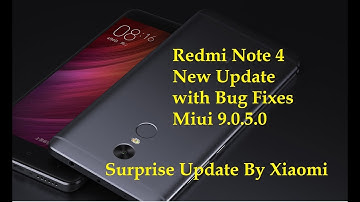 MIUI 9.0.5.0 new update with bug fixes