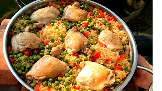 Курица с рисом в духовке на одной сковороде. Простой и вкусный рецепт риса в духовке.