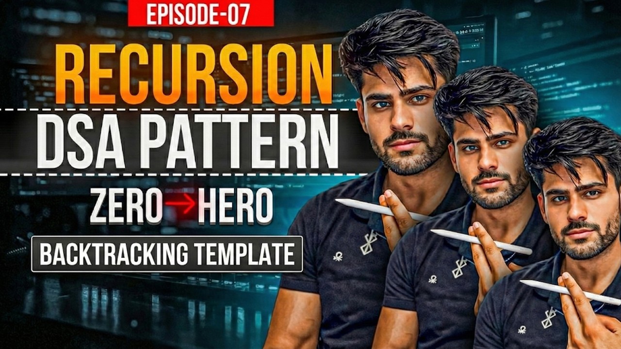 5 Point Template To Crack any Recursion Leetcode Question | DSA ...