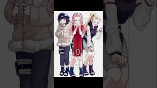 NARUTO GIRLS & THEIR HUBBIES!! #naruto #trending #anime #hinata #sakura #ino #sasuke #sai #viral #yt