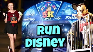 My First RunDisney Race! | Wine & Dine 5K 2022 Vlog | Full Experience Run Disney Expo & more!