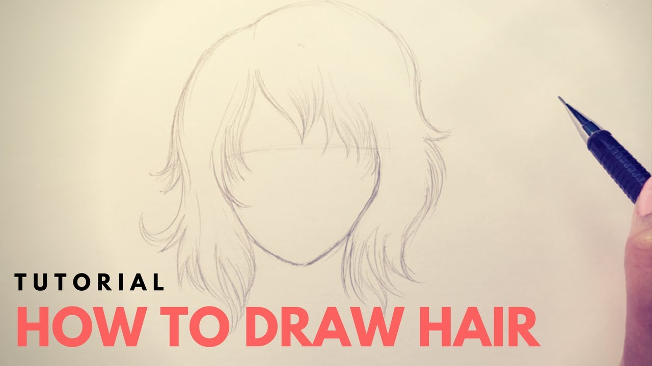 How To Draw Manga Hair Beginners Easy Way Youtube