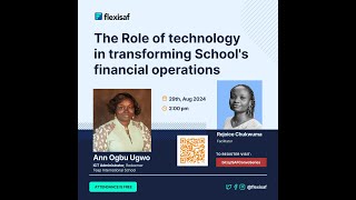 SAFSERIES WEBINAR: The role of technology in transforming schools' financial operations