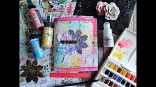 Tutorial step by step art journal album - Scrap Fx DT - part 1