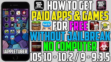 Better Than Vshare? How To Get Paid Games/Apps FREE on IOS 10 - 10.2 & 9 (No Jailbreak No Computer)