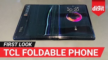 TCL Foldable Phones | DragonHinge Technology | First Look | Digit.in