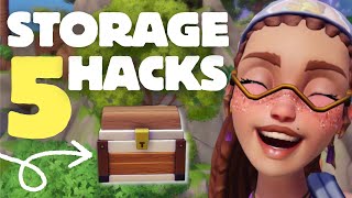 5 MUST KNOW STORAGE HACKS | Disney Dreamlight Valley