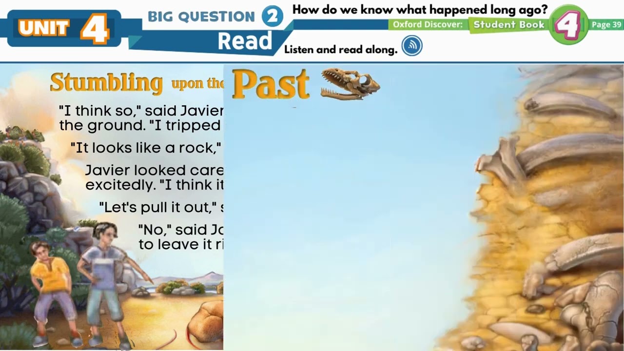 Oxford Discover 4   Unit 4   How do we know what happened long ago  reading