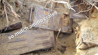 ww2 metal detecting   western front   big british ammo dump discoverd  ep(4)