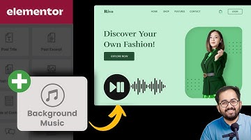 Elementor - Add Background Music to your Website