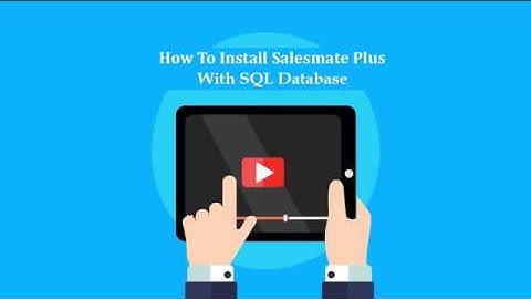 Install Salesmate Plus with SQL Server Database | GST Billing Software