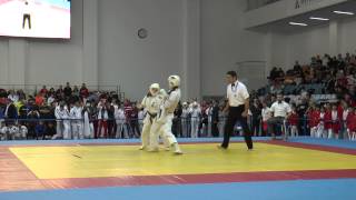 KWU-2014. Final - Lozanova Valeria vs. Sukhorukova Yuliya (Girls 13-14 years -45 kg)