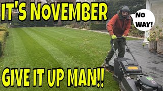 Important Lawn Work To Even Though It’s November. by Daniel Hibbert Lawn Expert 25,207 views 5 months ago 12 minutes, 28 seconds