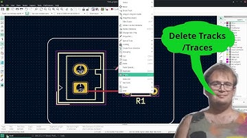 KiCad 6: Delete Tracks