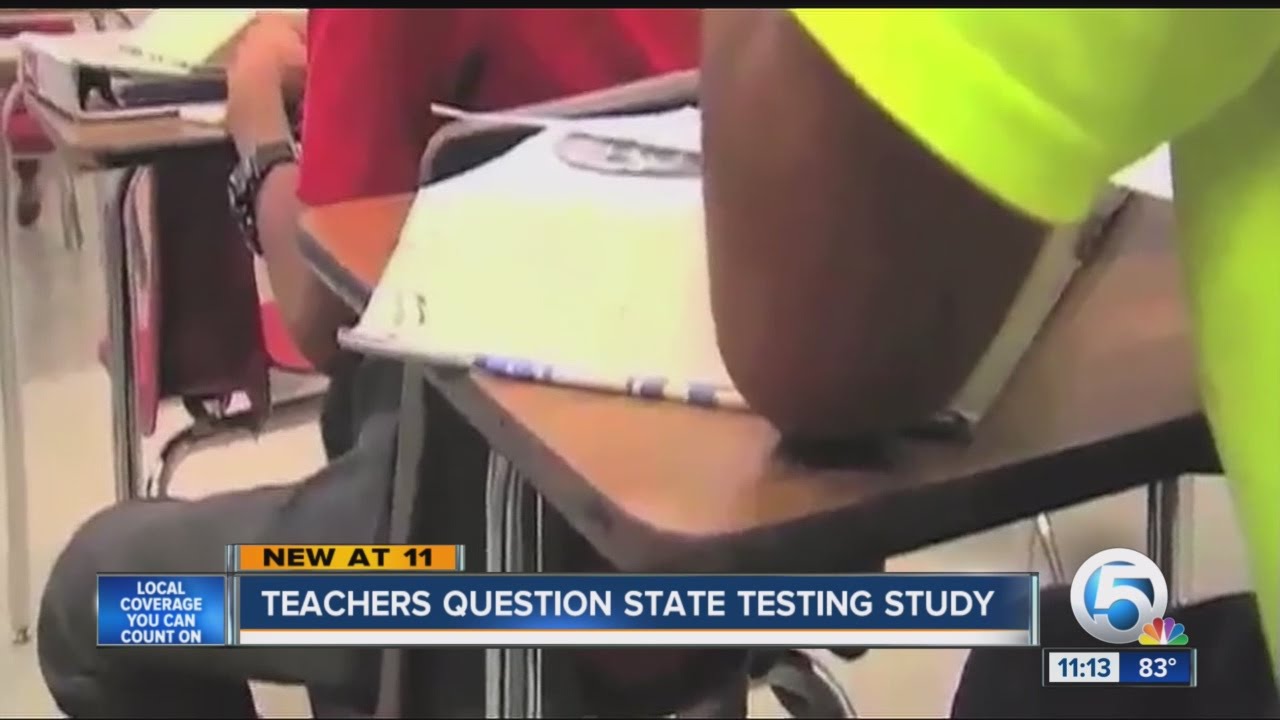 Teachers question state testing study - YouTube