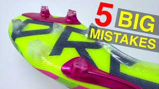 DO NOT make these 5 football boot BUYING MISTAKES